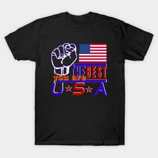 You Are The Best USA 2020-American Flag Design 2020 T-Shirt